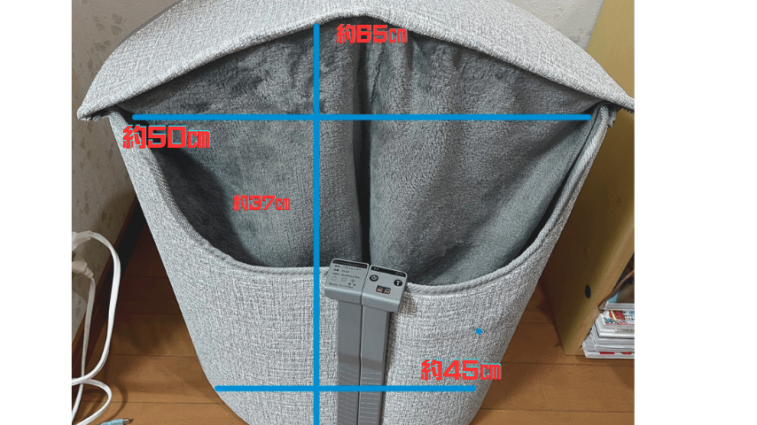 パネルヒーターサイズ表示